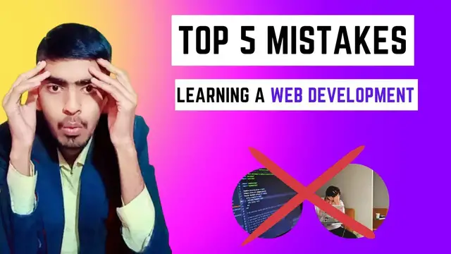 Video thumbnail for Top 5 Mistakes While Learning a Web-Development