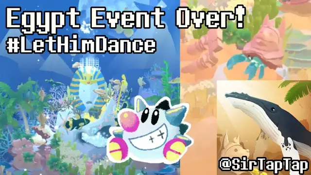Video thumbnail for Tap Tap Fish - AbyssRium: Egypt Event Over! Event musings and...no more hermit crab?!