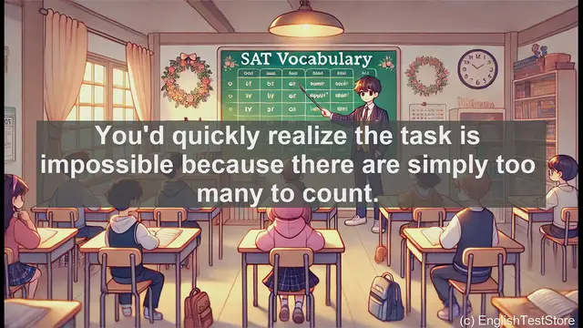 Video thumbnail for 5000 Must Know SAT Vocabulary - SAT Vocabulary: Understanding 'Innumerable'