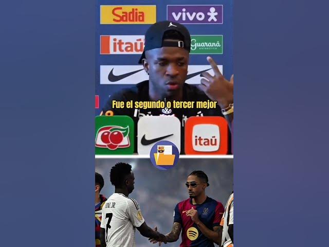 Video thumbnail for 🎙️ Vinicius: “Si Raphinha no fue el mejor la última temporada, fue el segundo o tercero”
