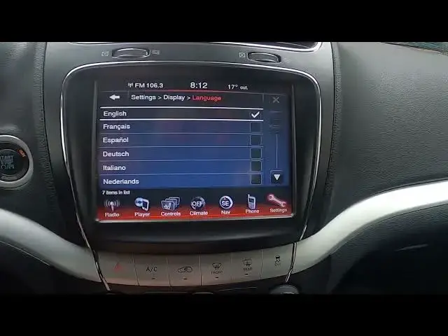 'Video thumbnail for How to Change System Language in Fiat Freemont ( 2011 – 2016 )'