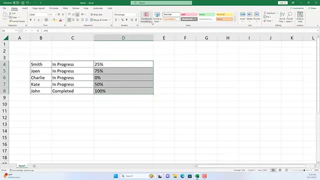 Video thumbnail for Excel  How to Create Progress Bars in 1 minutes