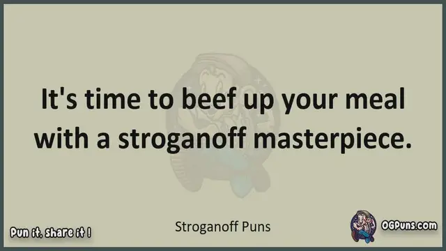 Video thumbnail for Stroganoff - Jokes, Puns, Wordplays, and Laughter