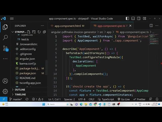 Video thumbnail for Angular 15 PDFMake.js Project to Build Dynamic PDF Invoice Generator in Table From HTML5 Form Data