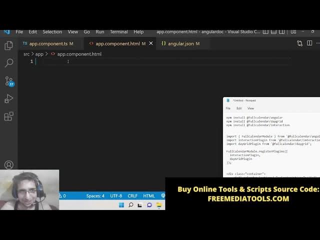 Video thumbnail for Angular 14 FullCalendar Library Example to Show Calendar in Browser Using TypeScript