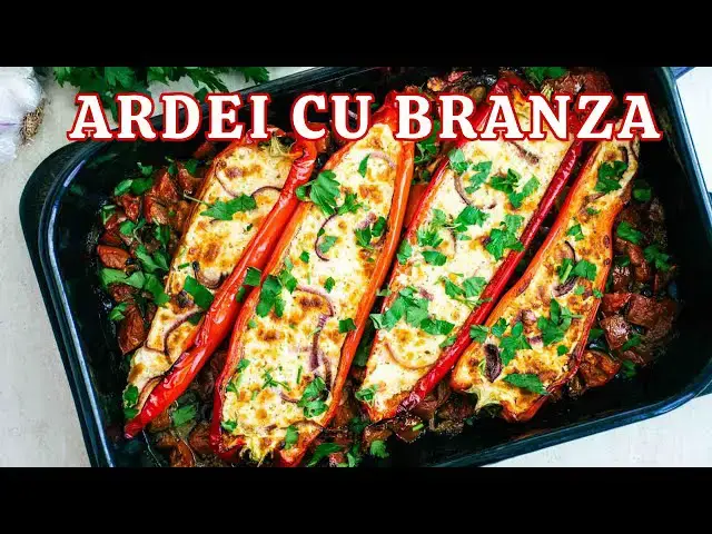 Video thumbnail for 👉 Descoperă rețeta de 🌶️ ARDEI umpluți cu BRÂNZĂ la cuptor! Delicioși pentru prânz sau cină!