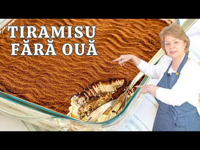 Video thumbnail for ❤ Tiramisu FĂRĂ OUĂ! Rețeta simplă, cu mascarpone și frișcă, gata in 10 minute!