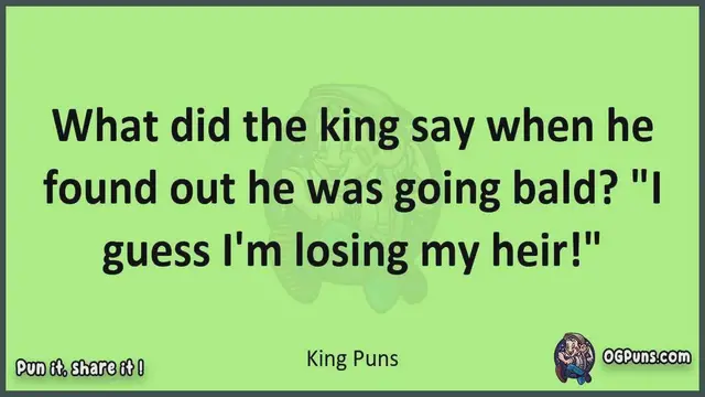 Video thumbnail for King - Jokes, Puns, Wordplays, and Laughter