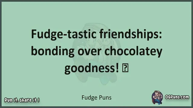 Video thumbnail for Fudge - Jokes, Puns, Wordplays, and Laughter