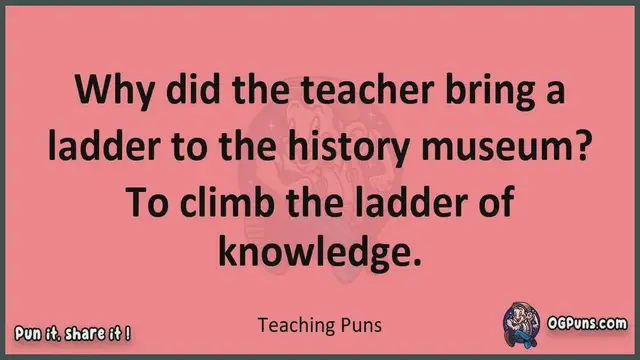 Video thumbnail for Teaching - Jokes, Puns, Wordplays, and Laughter