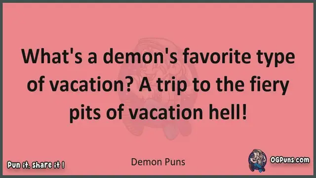 Video thumbnail for Demon - Jokes, Puns, Wordplays, and Laughter