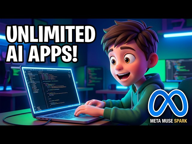 Video thumbnail for Forget ChatGPT & Claude: Meta Muse Spark Is FREE & Unlimited Builds Full Stack Apps From Prompt