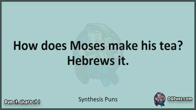 Video thumbnail for Synthesis - Jokes, Puns, Wordplays, and Laughter