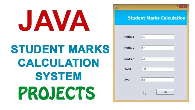 Video thumbnail for Student MarksCalculation System Using Java