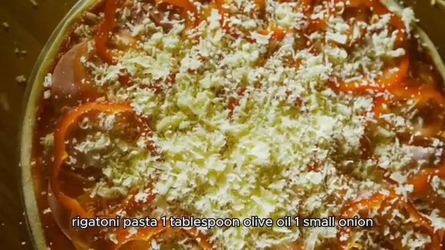 Video thumbnail for Rigatoni recipe