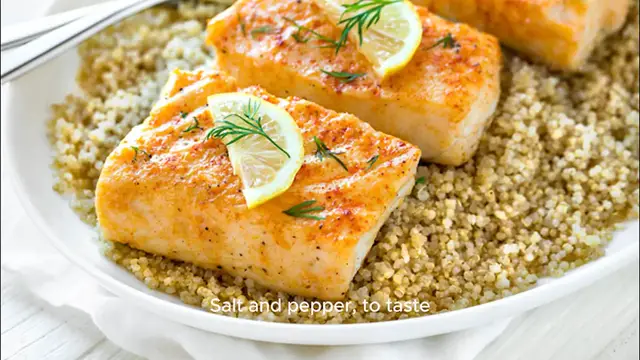 Video thumbnail for Pan-Seared Halibut Recipe