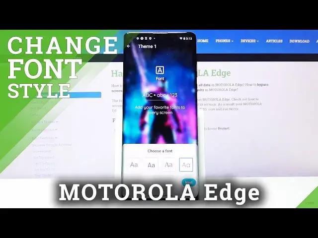 'Video thumbnail for How to Change Font Style in Motorola Edge – Find Font Style Options'