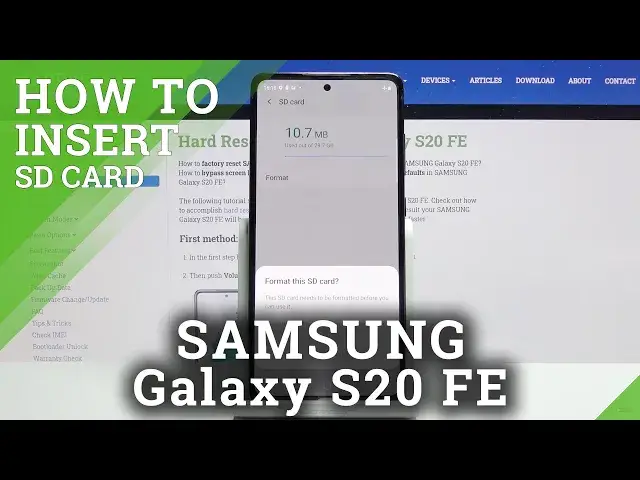 Video thumbnail for How to Format SD Card in SAMSUNG Galaxy S20 FE – Fix Memory Card Problems
