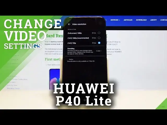 'Video thumbnail for How to Open Camera Settings in Huawei P40 Lite - Change Video Resolution'