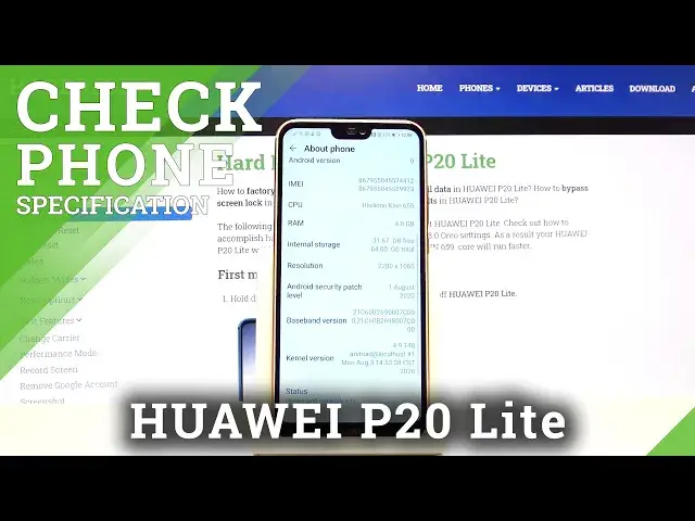 'Video thumbnail for HUAWEI P20 Lite Device Specification – Check Phone Specification'