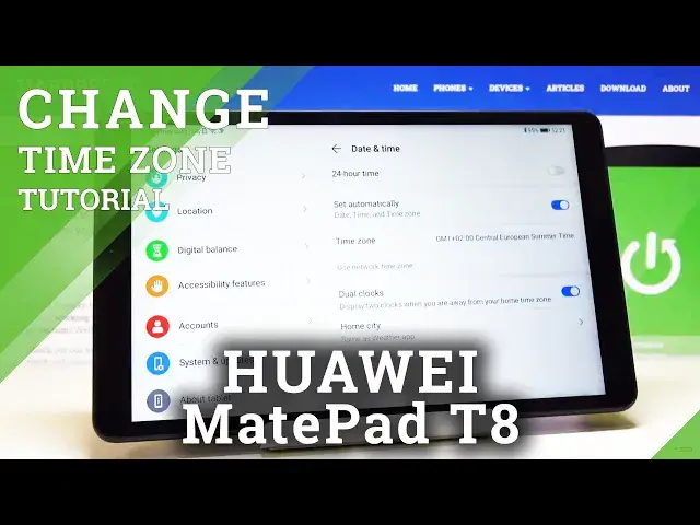 Video thumbnail for How to Change Date & Time in HUAWEI MatePad T8 – Set Up Date & Time