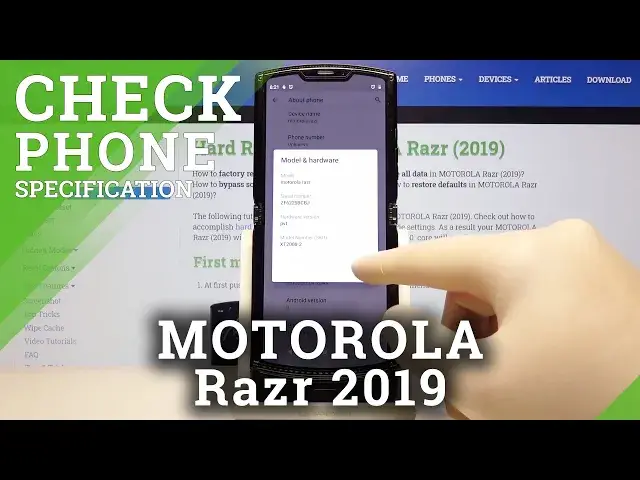 Video thumbnail for How to Check Phone Specs in MOTOROLA Razr (2019) – Check Phone Information