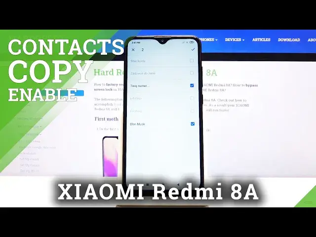'Video thumbnail for How to Move Contacts from SIM Card to XIAOMI Redmi 8A Internal Memory'
