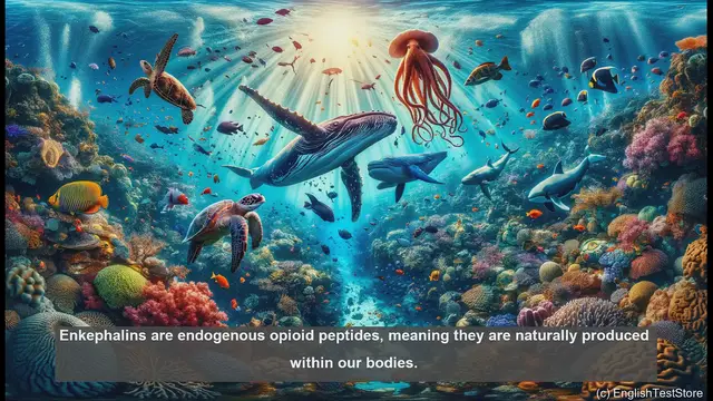 Video thumbnail for Enkephajins in biology - meaning, definition and examples