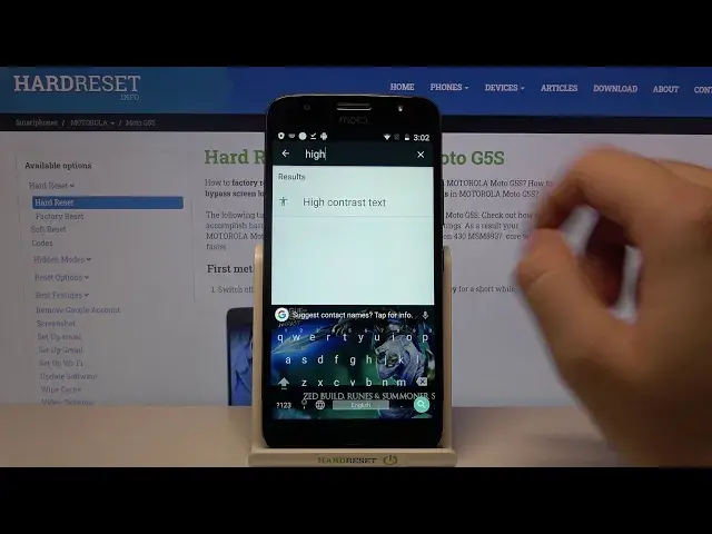 'Video thumbnail for How to Activate High Contrast Text in Motorola Moto G5S- Enable High Contrast Fonts'