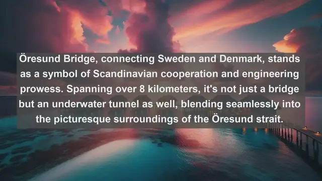 Video thumbnail for Exploring Swedish Marvels: Top 10 Famous Bridges in Sweden