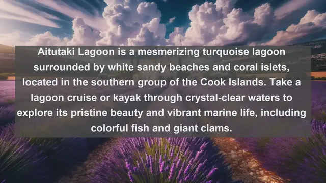 Video thumbnail for Discover Paradise: Top 10 Natural Landscapes in the Cook Islands