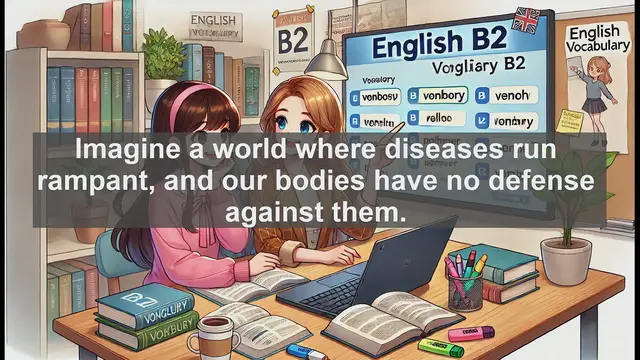 Video thumbnail for 1500 Must Know CEFR B2 Vocabulary - Understanding 'Immune': From Biology to Everyday Language