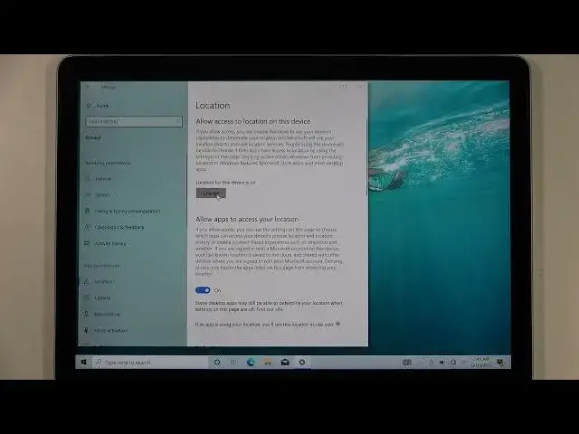 Video thumbnail for How to Enable/Disable Location on MICROSOFT Surface Go 2 – Manage Location Settings