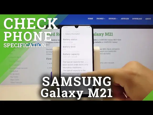 'Video thumbnail for How to Check Phone Specification in SAMSUNG Galaxy M21 – Check Phone Information'