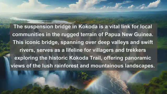 Video thumbnail for Crossing Cultures: Discover the Top 10 Famous Bridges in Papua New Guinea