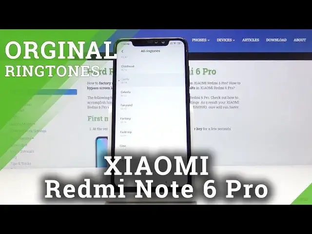 'Video thumbnail for Ringtone List XIAOMI Redmi Note 6 Pro – Set Up Ringtone'