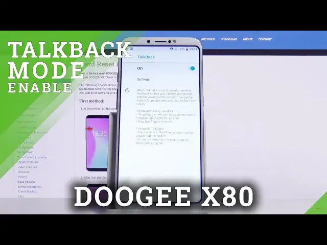 'Video thumbnail for How to Use TalkBack App on DOOGEE X80 – Enable Talkback'