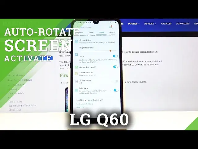 'Video thumbnail for How to Activate Auto-Rotation in LG Q60 – Set Up Display'