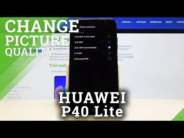 'Video thumbnail for How to Set Up Photo Resolution in Huawei P40 Lite - Adjust Photo Resolution'
