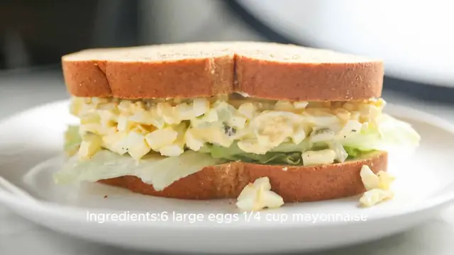 Video thumbnail for Egg salad sandwich recipe