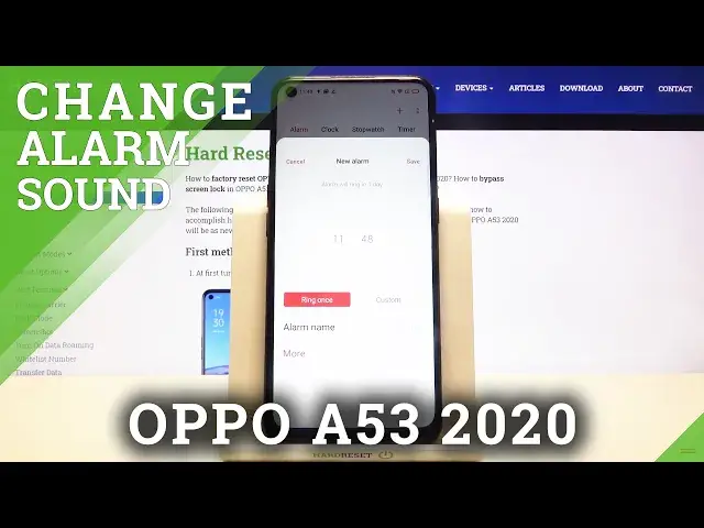 Video thumbnail for How to Set Up Alarm Clock  in OPPO A53 2020 - Clock Customization & Sound Changing
