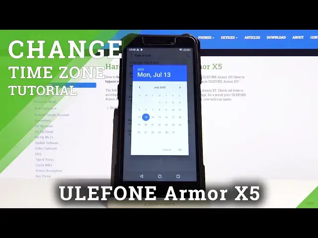 Video thumbnail for How to Set Date and Time in ULEFONE Armor X5 – Change Time and Date