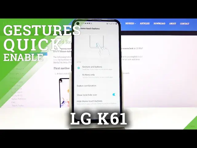 Video thumbnail for How to Enable Gesture Navigation in LG K61 - Manage Navigation Bar
