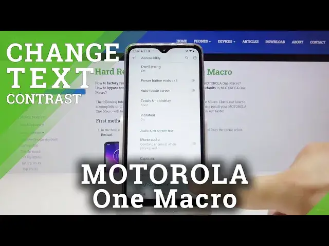 'Video thumbnail for How to Activate High Contrast Text in MOTOROLA One Macro – Display Settings'