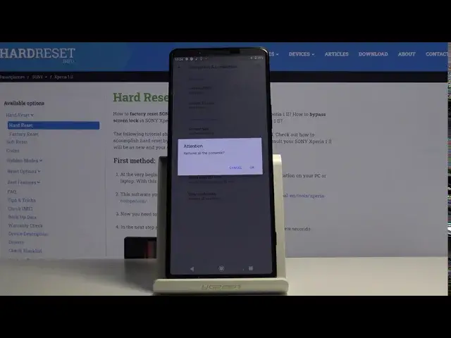 'Video thumbnail for How to Clear Credentials in SONY Xperia 1 II'