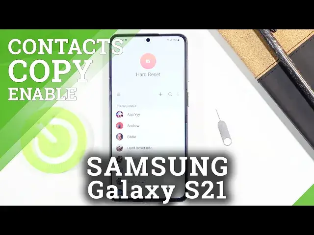 Video thumbnail for How to Copy Contacts in SAMSUNG Galaxy S21 – Transfer Phone Numbers