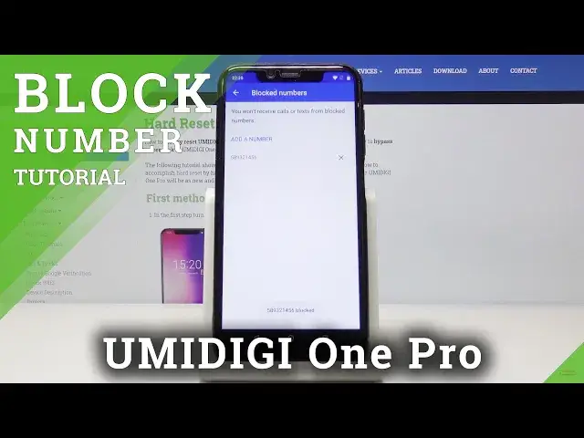 'Video thumbnail for How to Block Calls UMIDIGI One Pro - Block Number Instructions'