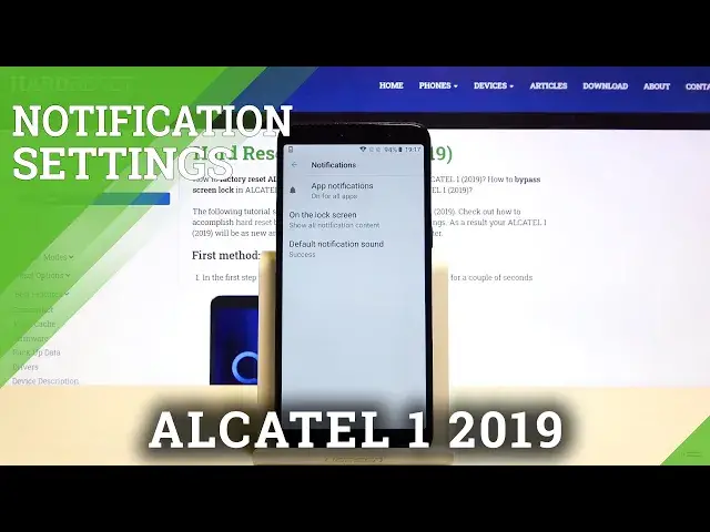 Video thumbnail for How to Enter Notifications Settings in Alcatel 1 2019 – Personalize Notification