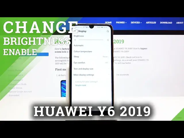 'Video thumbnail for How to Activate Auto Brightness in Huawei Y6 2019 - Adaptive Brightness'