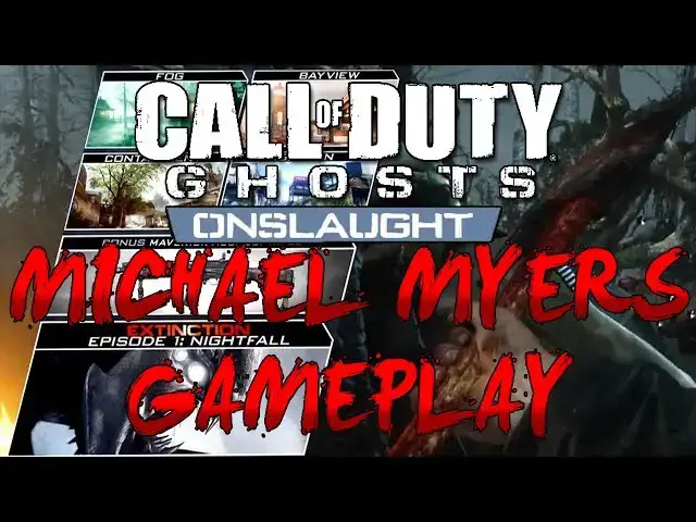 'Video thumbnail for Call of Duty Ghosts | Michael Myers Gameplay | Onslaught DLC'